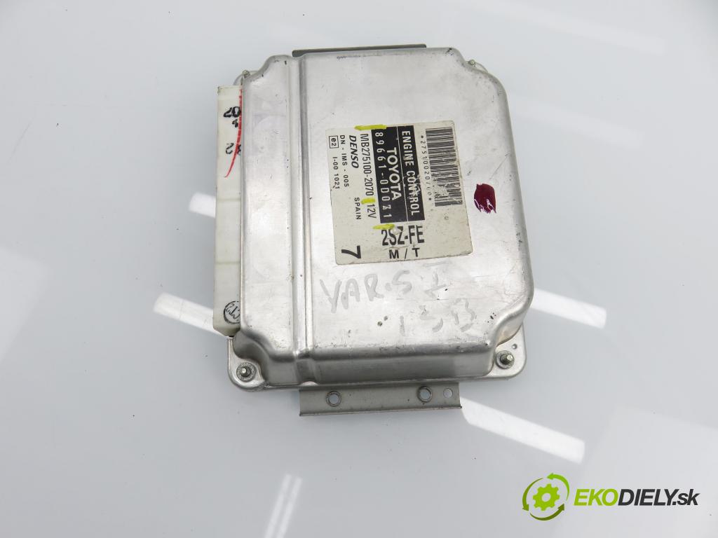 TOYOTA YARIS (_P1_) HB 2004 64,00 1.3 VVTi 87 - 2SZ-FE 1298,00 Riadiaca jednotka Motor 896610D071 ; MB2751002070