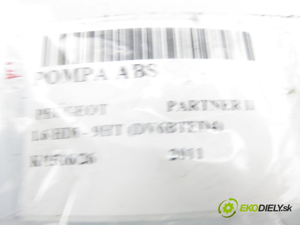 PEUGEOT PARTNER Skrzynia FURGON 2011 55,00 1.6 HDi - 9HT (DV6BTED4) 1560,00 Pumpa ABS 0265800968 ; 0265232519 ; 9660107180 (Pumpa ABS)
