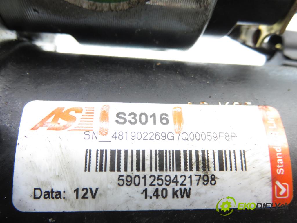 PEUGEOT PARTNER Skrzynia FURGON 2011 55,00 1.6 HDi - 9HT (DV6BTED4) 1560,00 startér S3016 (Startér)
