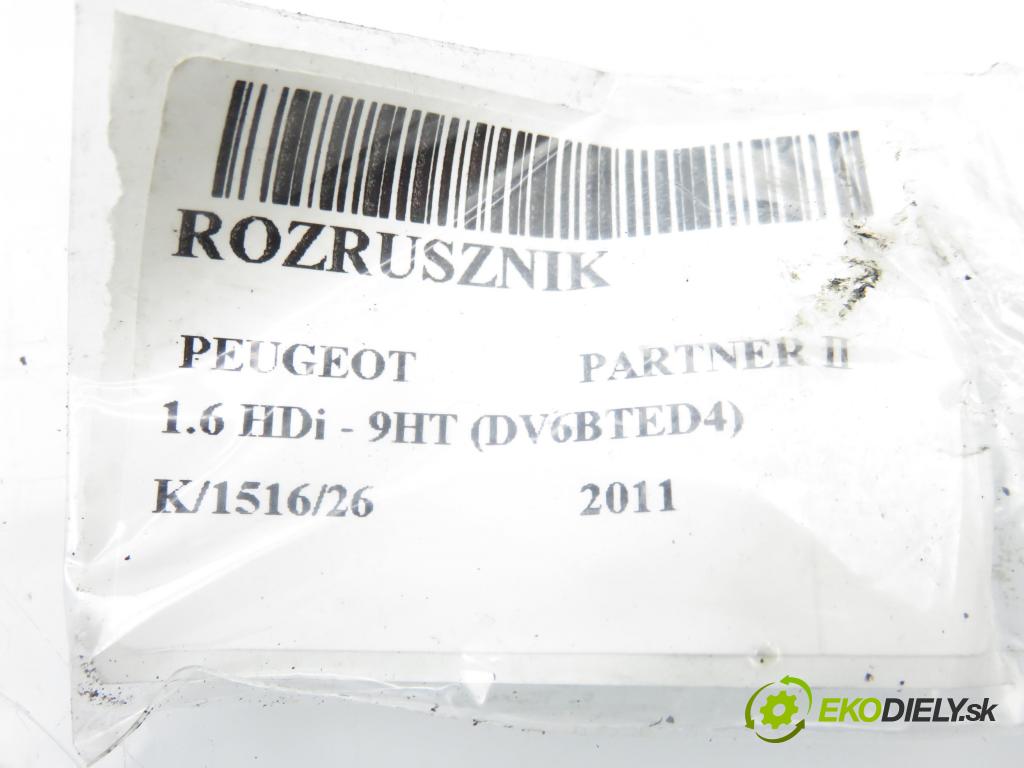 PEUGEOT PARTNER Skrzynia FURGON 2011 55,00 1.6 HDi - 9HT (DV6BTED4) 1560,00 startér S3016 (Startér)