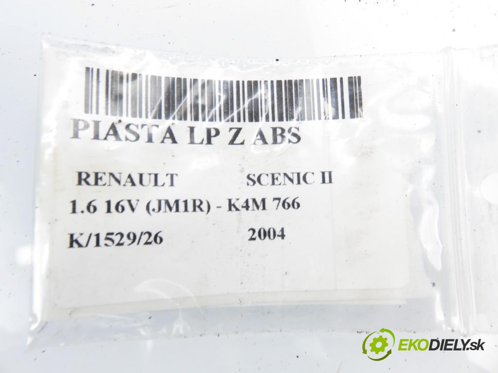 RENAULT SCENIC II (JM0/1_) MINIVAN 2004 82,00 1.6 16V (JM1R) 112 - K4M 766 1598,00 náboj LP ABS