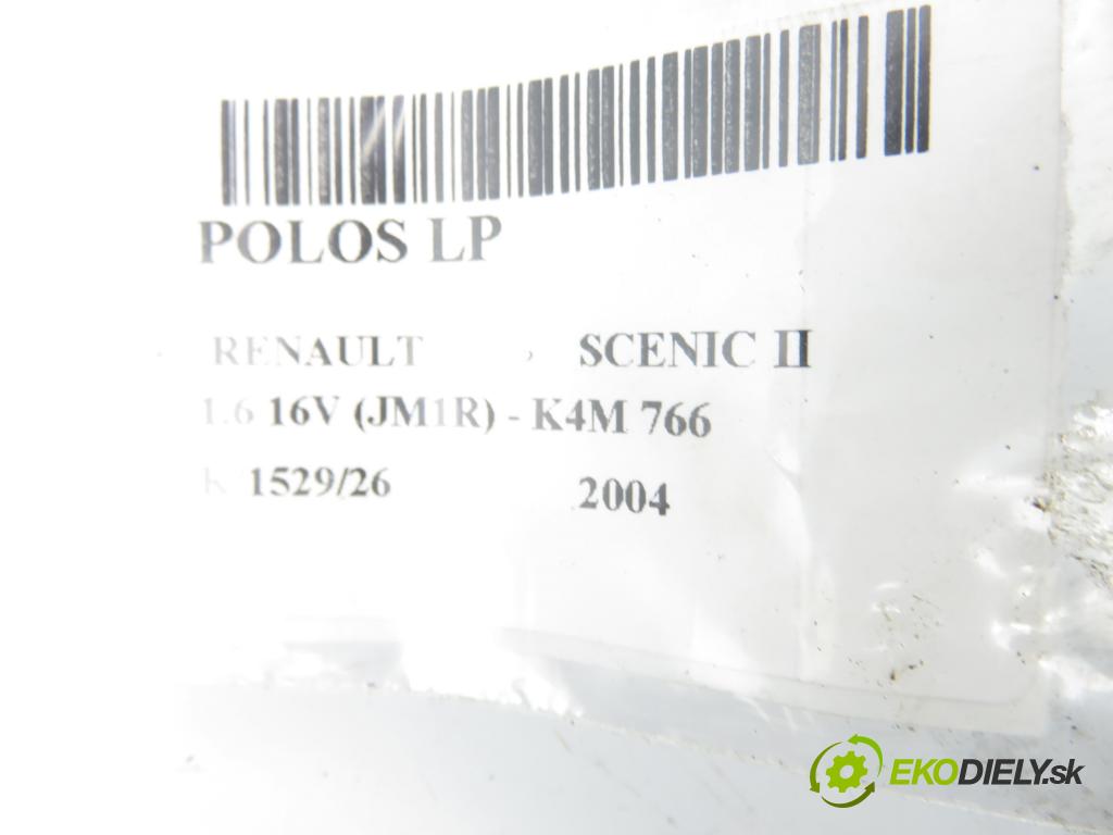 RENAULT SCENIC II (JM0/1_) MINIVAN 2004 82,00 1.6 16V (JM1R) 112 - K4M 766 1598,00 Poloos LP