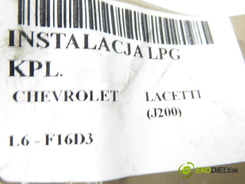 CHEVROLET LACETTI (J200) HB 2005 80,00 1.6 - F16D3 1598,00 LPG komplentny 67R014903 ; 67R010973 ; 67R016865