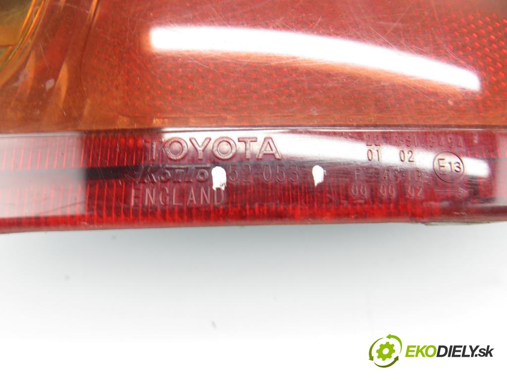 TOYOTA YARIS (_P1_) HB 2004 64,00 1.3 VVTi 87 - 2SZ-FE 1298,00 Svetlo pravé zadné 52053