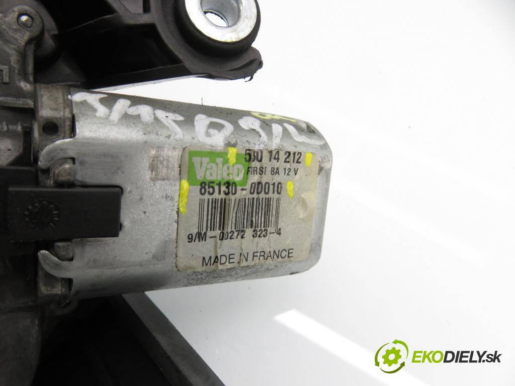 TOYOTA YARIS (_P1_) HB 2004 64,00 1.3 VVTi 87 - 2SZ-FE 1298,00 Motorček stierače zadné 851300D010 ; 53014212