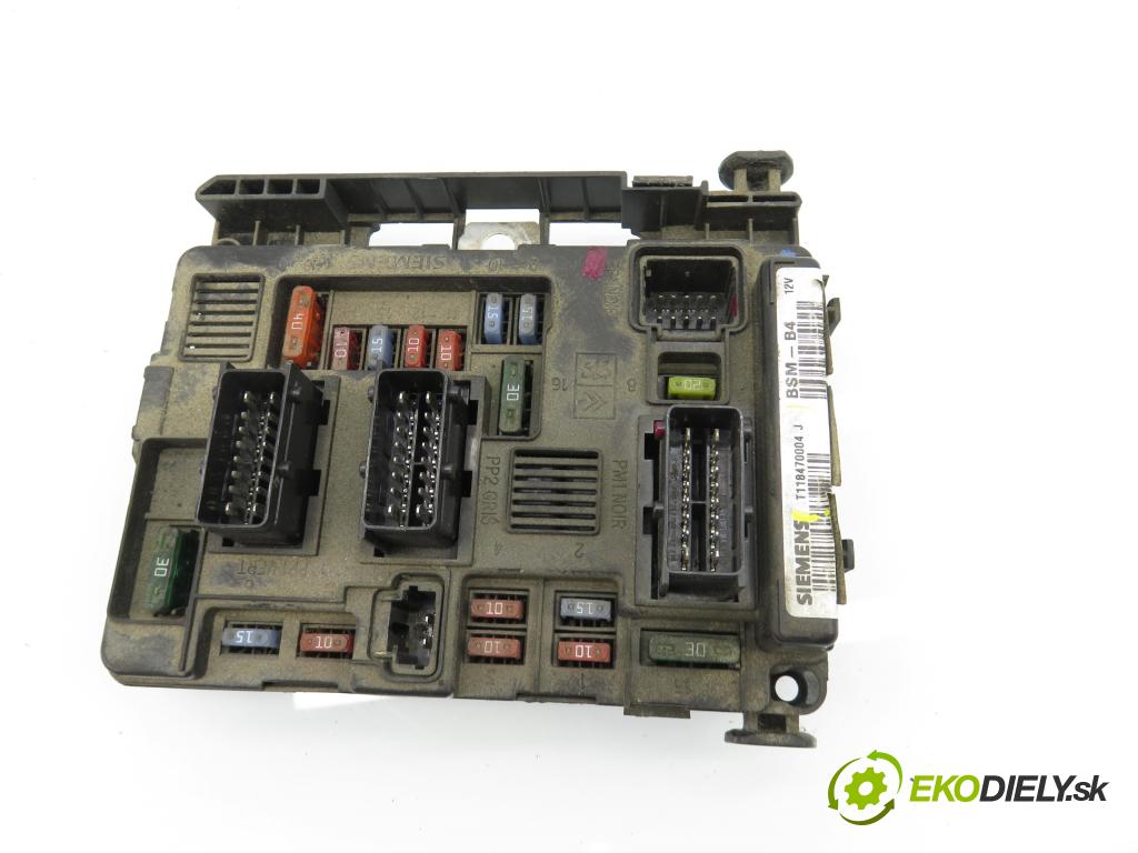 CITROEN C3 I (FC_) HB 2004 50,00 1.4 HDi - 8HZ (DV4TD) 1398,00 MODUL BSM T118470004J ; 9643498780