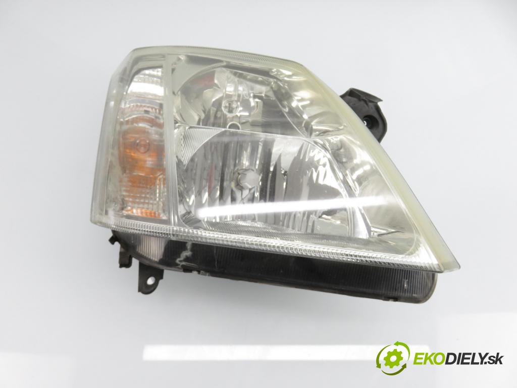 OPEL MERIVA A nadwozie wielkoprzestrzenne (MPV) (X03) MINIVAN 2004 74,00 1.6 16V - Z 16 XE 1598,00 Svetlo PP 93321053 ; 89308560