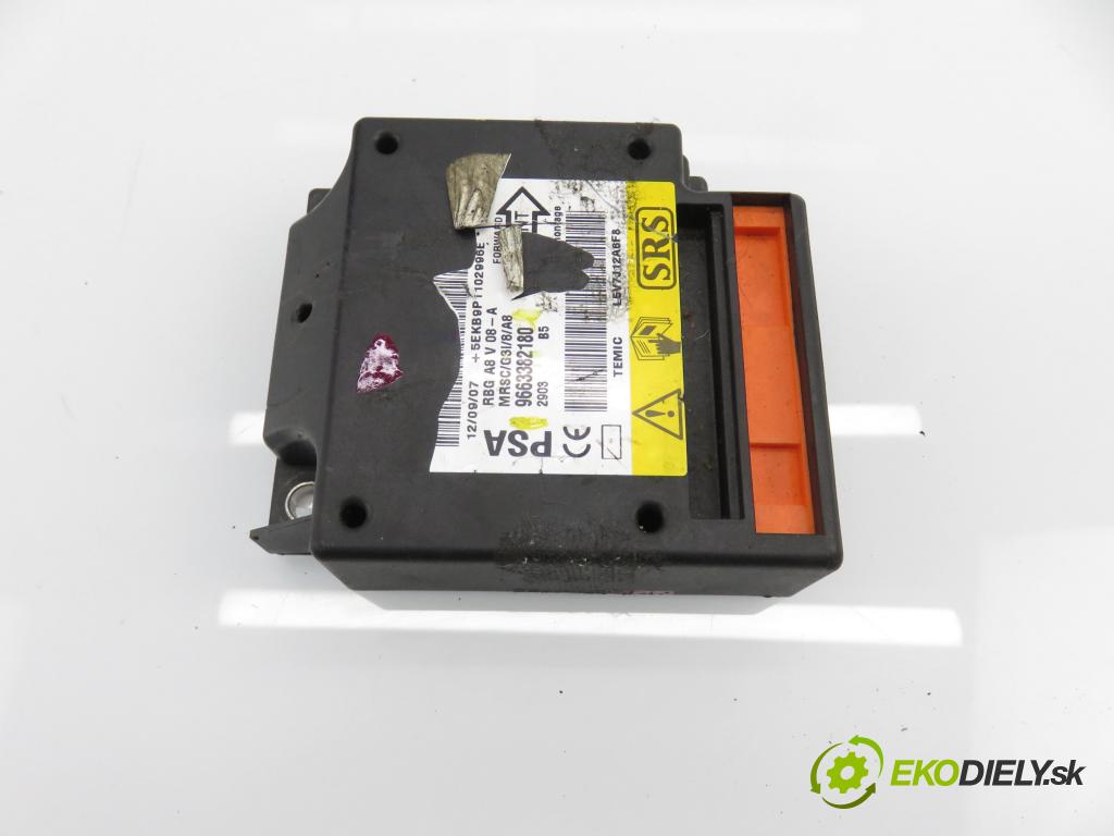 CITROEN C3 I (FC_) HB 2004 50,00 1.4 HDi - 8HZ (DV4TD) 1398,00 MODUL air BAG 9663382180
