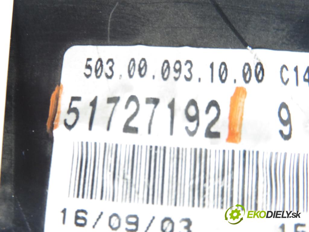 FIAT DOBLO nadwozie wielkoprzestrzenne (MPV) (119_, 223_) KOMBIVAN 2003 77,00 1.9 JTD - 223 B1.000 1910,00 Prístrojovka elektrický 51727192