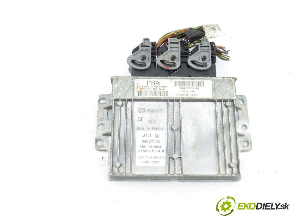 CITROEN C2 (JM_) HB 2005 50,00 1.4 - KFV (TU3JP) 1360,00 Riadiaca jednotka Motor 9657018480 ; 9649433980