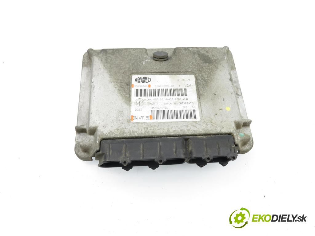 FIAT PANDA (169_) HB 2005 40,00 1.1 54 - 187 A1.000 1108,00 Riadiaca jednotka Motor 55196260 ; IAW4AFSS