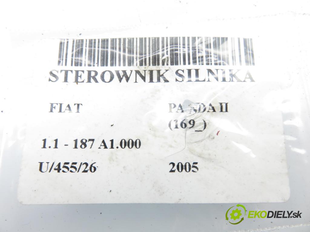 FIAT PANDA (169_) HB 2005 40,00 1.1 54 - 187 A1.000 1108,00 Riadiaca jednotka Motor 55196260 ; IAW4AFSS
