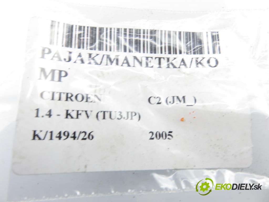 CITROEN C2 (JM_) HB 2005 50,00 1.4 - KFV (TU3JP) 1360,00 páčka/prepínač 96576773XT