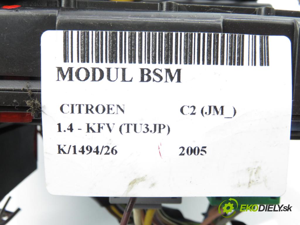CITROEN C2 (JM_) HB 2005 50,00 1.4 - KFV (TU3JP) 1360,00 MODUL BSM 9650618380 ; T118470004L