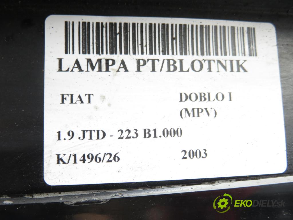 FIAT DOBLO nadwozie wielkoprzestrzenne (MPV) (119_, 223_) KOMBIVAN 2003 77,00 1.9 JTD - 223 B1.000 1910,00 Svetlo pravé zadné 51735978