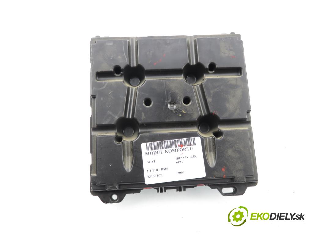 SEAT IBIZA IV (6J5, 6P1) HB 2009 59,00 1.4 TDI - BMS 1422,00 MODUL komfortu 6R0937086 ; A2C53211073 ; 5WK49423B