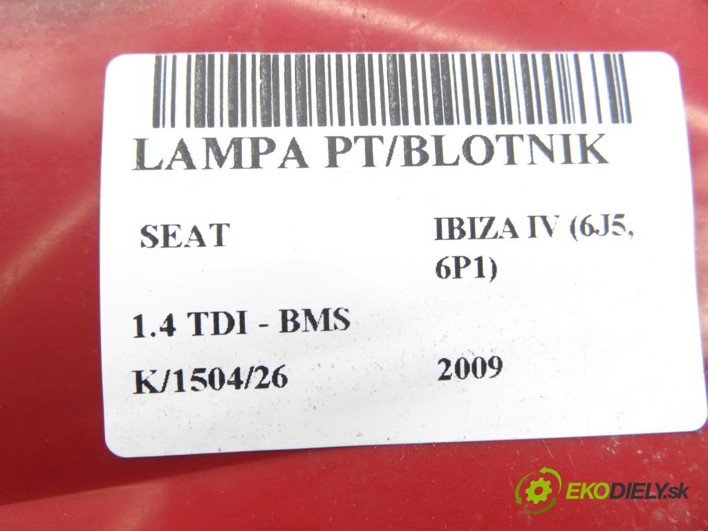 SEAT IBIZA IV (6J5, 6P1) HB 2009 59,00 1.4 TDI - BMS 1422,00 Svetlo pravé zadné 6J4945112B