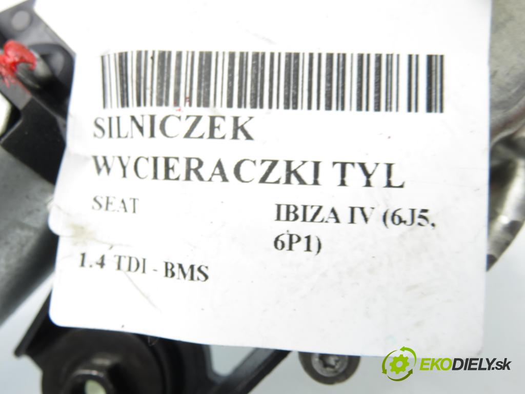 SEAT IBIZA IV (6J5, 6P1) HB 2009 59,00 1.4 TDI - BMS 1422,00 Motorček stierače zadné 6J4955711