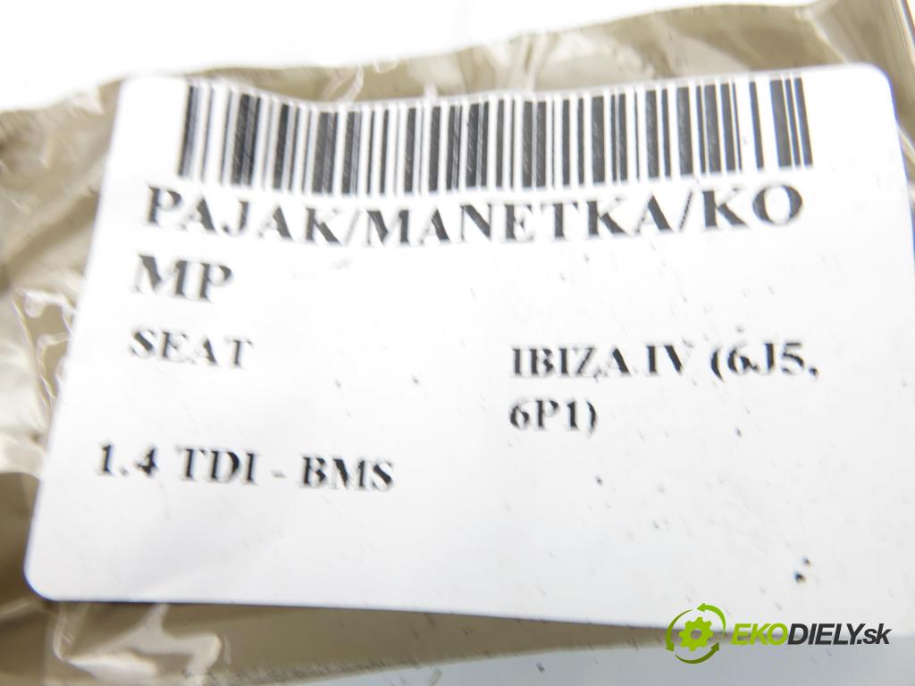SEAT IBIZA IV (6J5, 6P1) HB 2009 59,00 1.4 TDI - BMS 1422,00 páčka/prepínač 7H0953503BL
