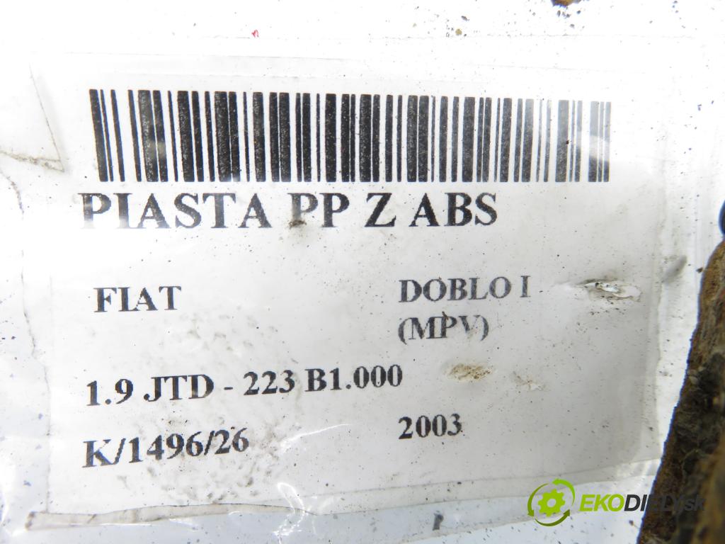 FIAT DOBLO nadwozie wielkoprzestrzenne (MPV) (119_, 223_) KOMBIVAN 2003 77,00 1.9 JTD - 223 B1.000 1910,00 náboj PP ABS