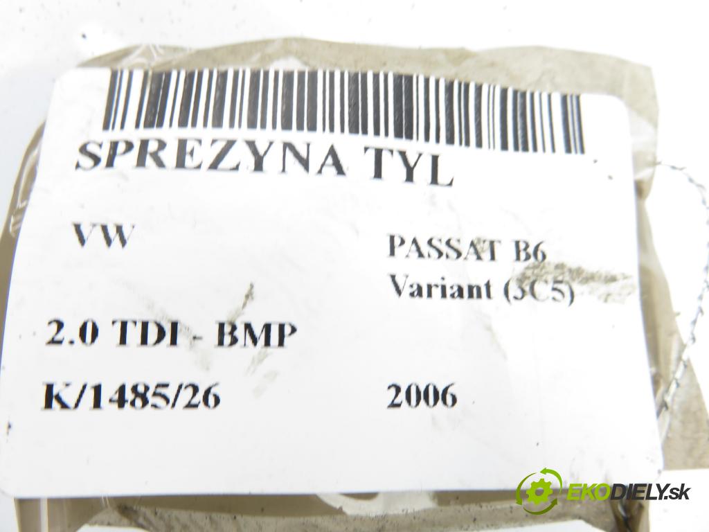 VW PASSAT B6 Variant (3C5) KOMBI 2006 103,00 2.0 TDI PD 8V 140 - BMP 1968,00 Pružina zadné