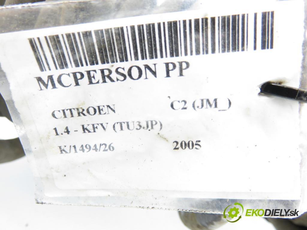 CITROEN C2 (JM_) HB 2005 50,00 1.4 - KFV (TU3JP) 1360,00 MCPERSON PP