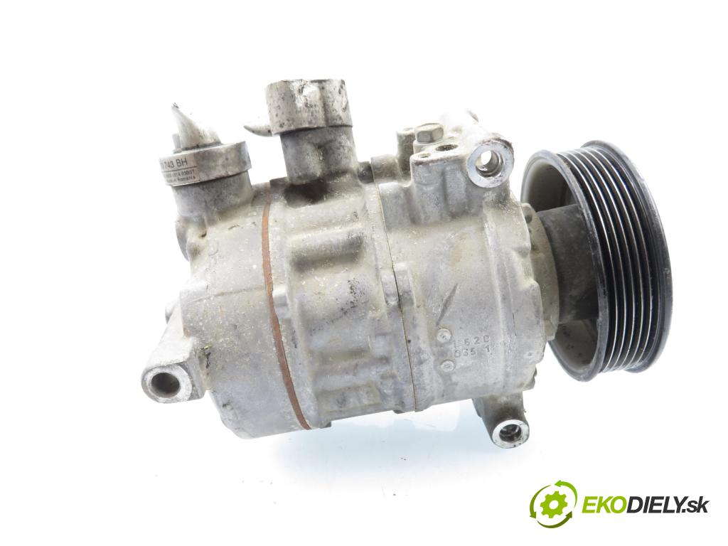 VW PASSAT B6 Variant (3C5) KOMBI 2006 103,00 2.0 TDI PD 8V 140 - BMP 1968,00 KOMPRESOR: klimatizácie 5Q0816803 ; 4471506912 (Kompresor klimatizácie)