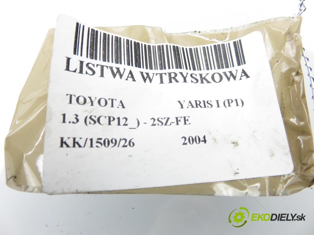 TOYOTA YARIS (_P1_) HB 2004 64,00 1.3 VVTi 87 - 2SZ-FE 1298,00 lišta vstřikovací 0280156067 (Vstřikovací lišta)