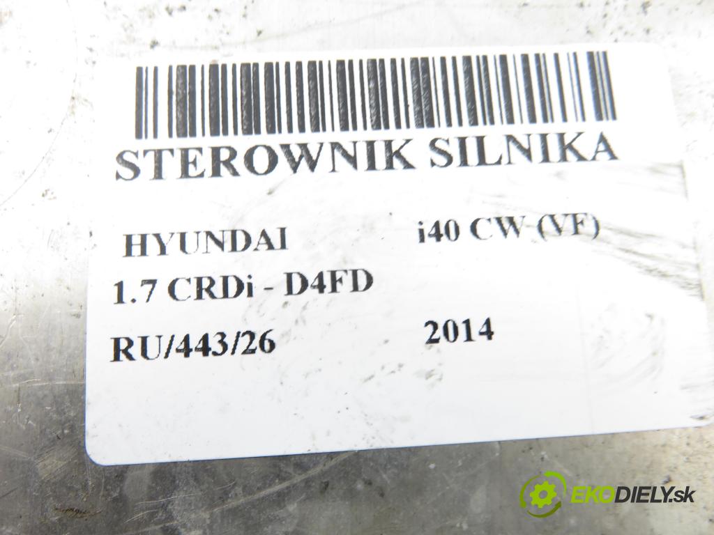 HYUNDAI i40 CW (VF) KOMBI 2014 100,00 1.7 CRDi 136 - D4FD 1685,00 Riadiaca jednotka Motor 0281030600 ; 391202A236