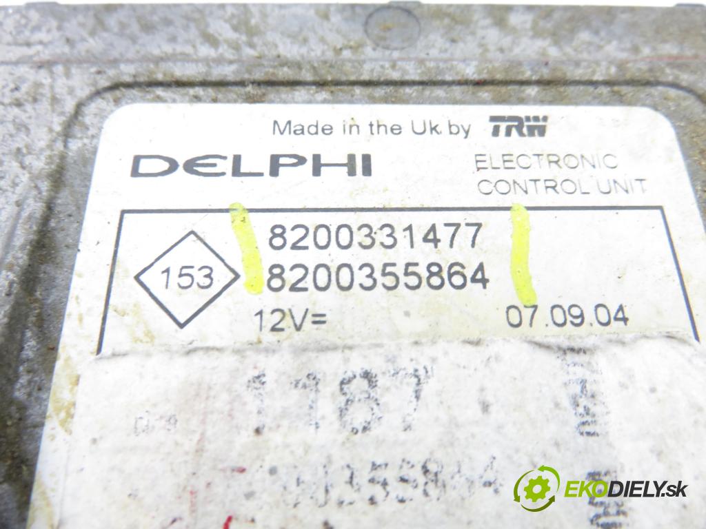 RENAULT KANGOO (KC0/1_) FURGON 2004 48,00 1.5 dCi 70 - K9K 704 1461,00 Riadiaca jednotka Motor 8200331477 ; 8200355864