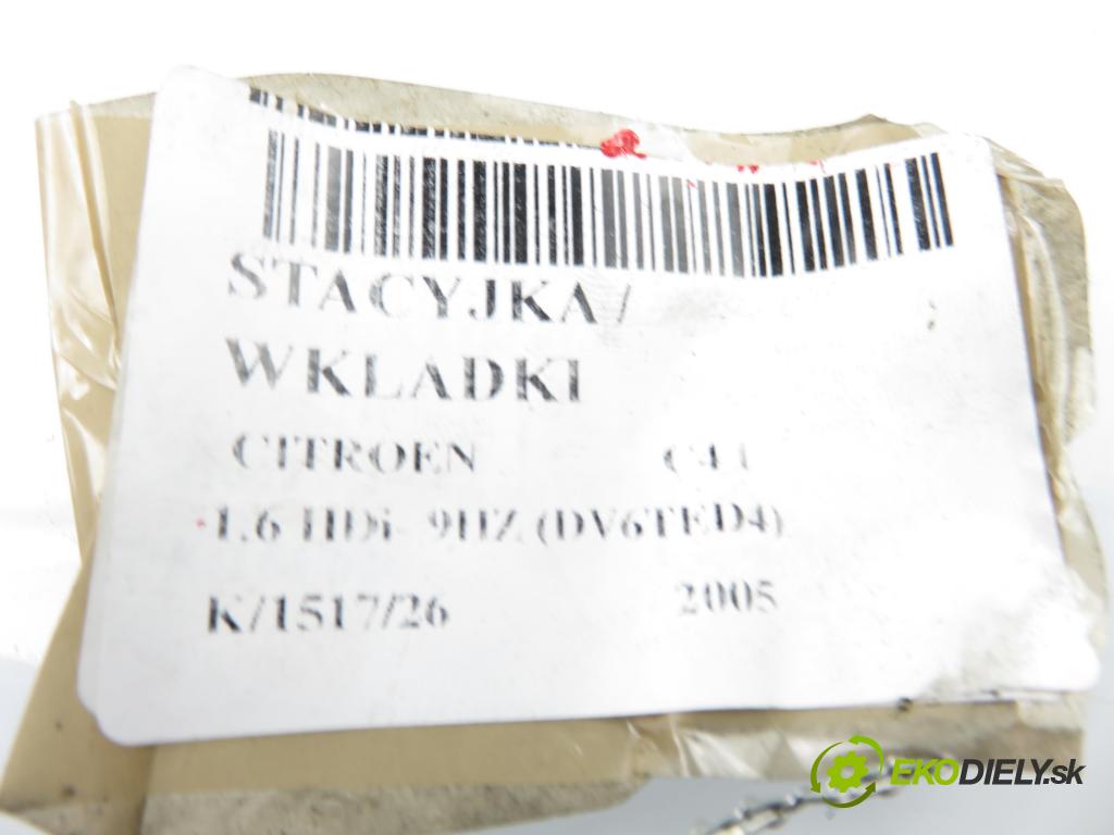 CITROEN C4 I (LC_) HB 2005 80,00 1.6 HDi 109 - 9HZ (DV6TED4) 1560,00 spinačka N0502455 ; N0502073 ; 9649781080 (Spínacia skrinka)