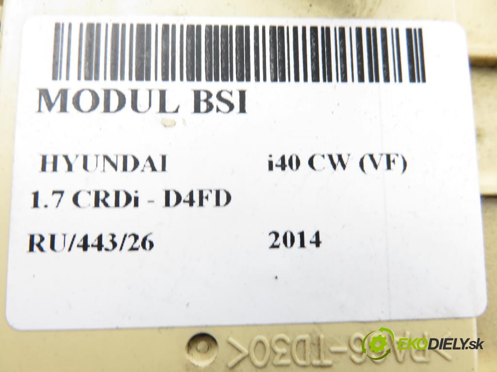 HYUNDAI i40 CW (VF) KOMBI 2014 100,00 1.7 CRDi 136 - D4FD 1685,00 Skrinka POJISTKY: 919503Z111