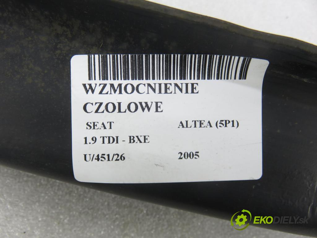 SEAT ALTEA (5P1) HB 2005 77,00 1.9 TDI PD 105 - BXE 1896,00 Výstuha čelné 5P0807109B