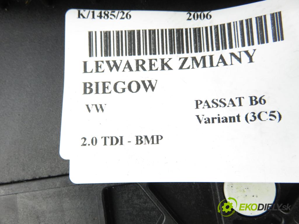 VW PASSAT B6 Variant (3C5) KOMBI 2006 103,00 2.0 TDI PD 8V 140 - BMP 1968,00 ZVEDÁK: 3C1713025H