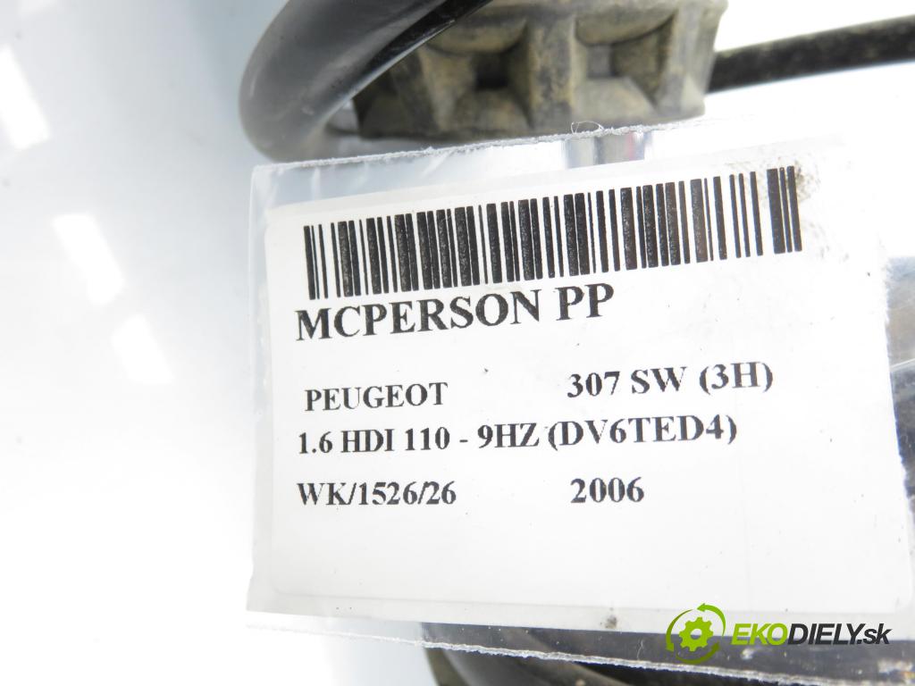 PEUGEOT 307 SW (3H) KOMBI 2006 80,00 1.6 HDI 110 - 9HZ (DV6TED4) 1560,00 MCPERSON PP