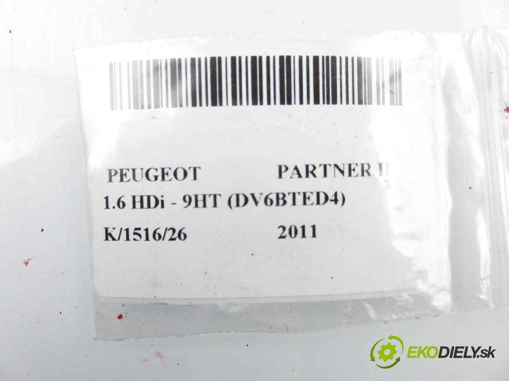 PEUGEOT PARTNER Skrzynia FURGON 2011 55,00 1.6 HDi - 9HT (DV6BTED4) 1560,00 Kľučka Dvere posúvne PB 9682100677