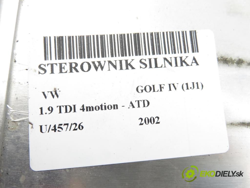 VW GOLF IV (1J1) HB 2002 74,00 1.9 TDI 4motion - ATD 1896,00 Riadiaca jednotka Motor 038906019DD ; 0281011065