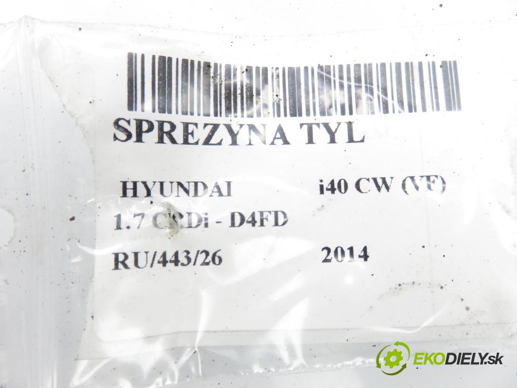 HYUNDAI i40 CW (VF) KOMBI 2014 100,00 1.7 CRDi 136 - D4FD 1685,00 Pružina zadné