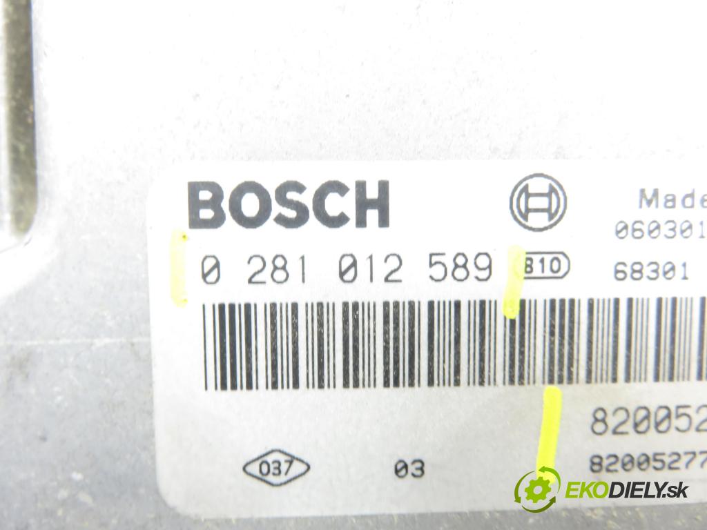 RENAULT MEGANE II Kombi (KM0/1_) KOMBI 2004 96,00 1.9 dCi - F9Q 804 1870,00 Riadiaca jednotka Motor 0281012589 ; 8200527725 ; 8200527756