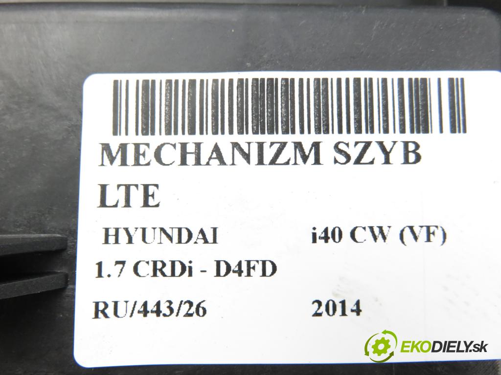 HYUNDAI i40 CW (VF) KOMBI 2014 100,00 1.7 CRDi 136 - D4FD 1685,00 Mechanizmus okien 814103Z000