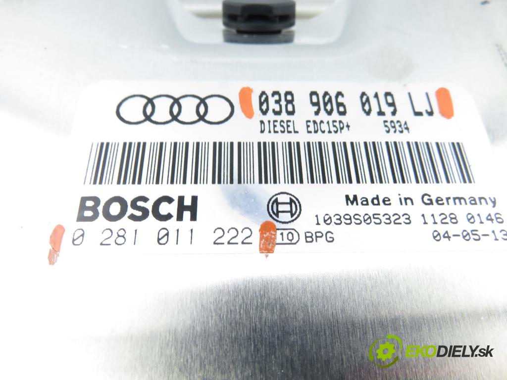 AUDI A4 Avant (8E5, B6) KOMBI 2004 96,00 1.9 TDI PD 130 - AVF 1896,00 Riadiaca jednotka Motor 0281011222 ; 038906019LJ