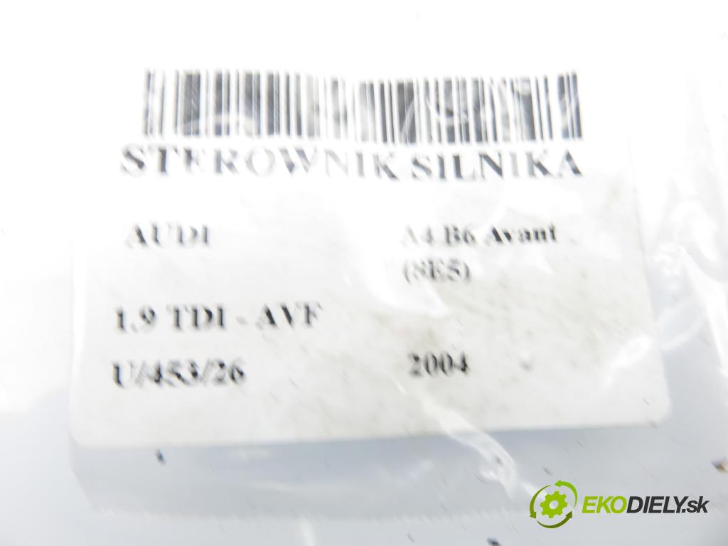 AUDI A4 Avant (8E5, B6) KOMBI 2004 96,00 1.9 TDI PD 130 - AVF 1896,00 Riadiaca jednotka Motor 0281011222 ; 038906019LJ