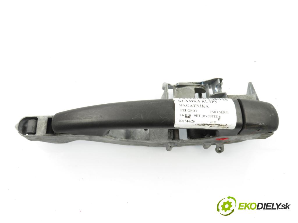 PEUGEOT PARTNER Skrzynia FURGON 2011 55,00 1.6 HDi - 9HT (DV6BTED4) 1560,00 klika dveří kufr 