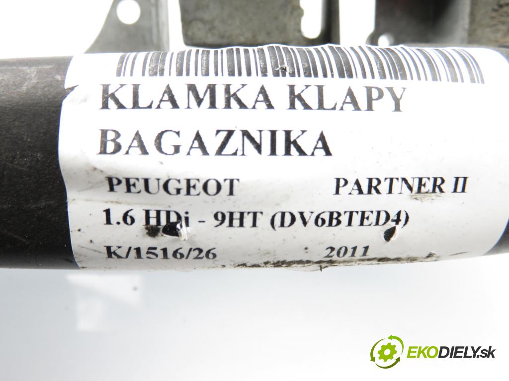 PEUGEOT PARTNER Skrzynia FURGON 2011 55,00 1.6 HDi - 9HT (DV6BTED4) 1560,00 klika dveří kufr