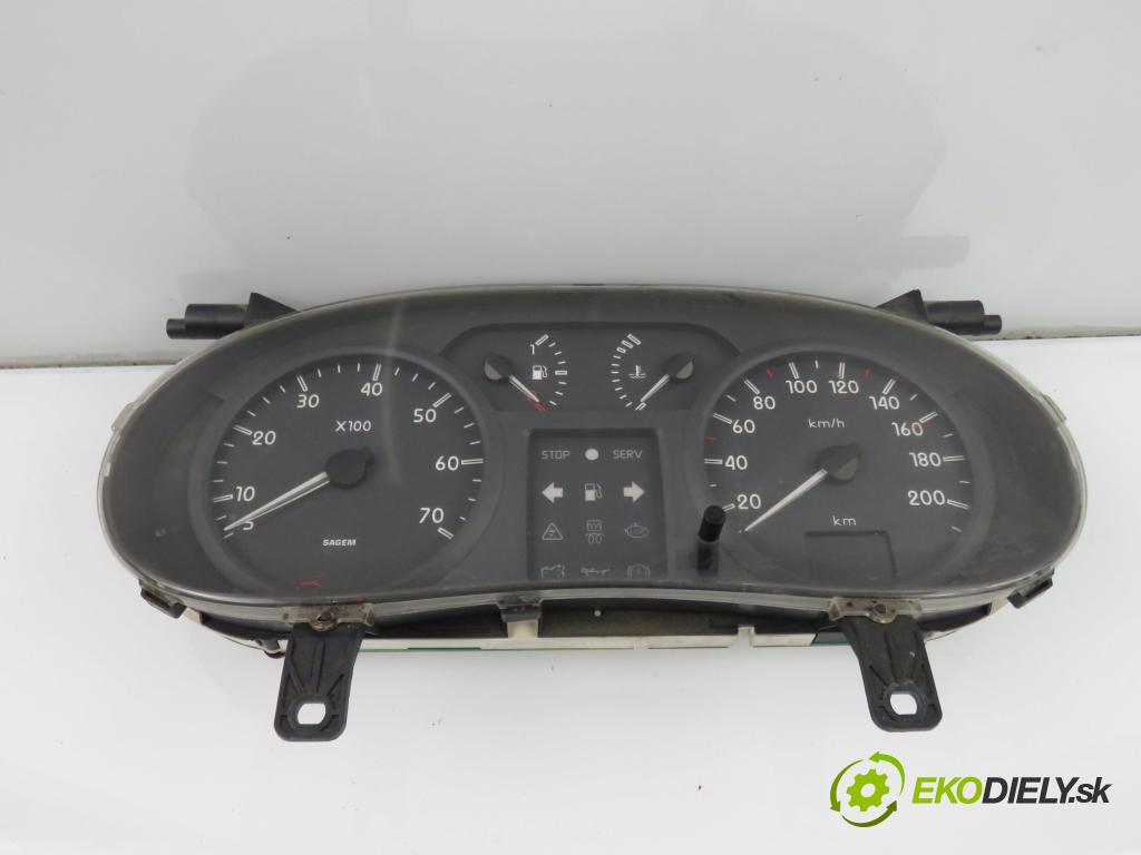 RENAULT KANGOO (KC0/1_) FURGON 2004 48,00 1.5 dCi 70 - K9K 704 1461,00 Prístrojovka elektrický P8200176654