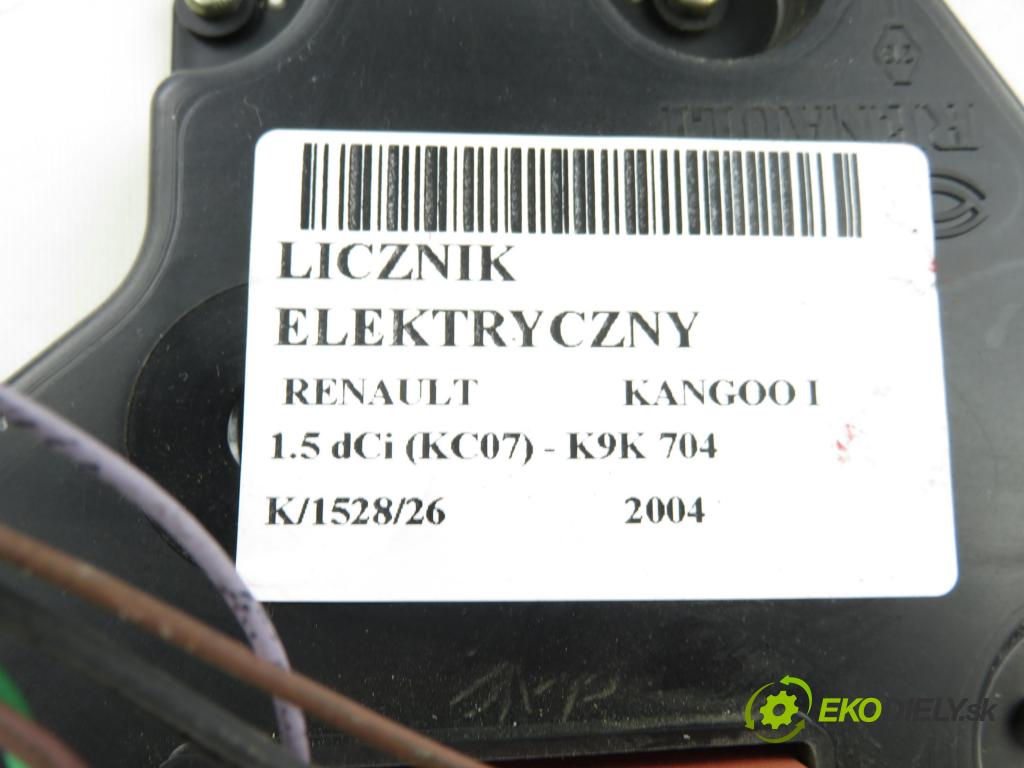 RENAULT KANGOO (KC0/1_) FURGON 2004 48,00 1.5 dCi 70 - K9K 704 1461,00 Prístrojovka elektrický P8200176654