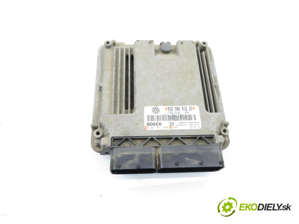 SEAT ALTEA (5P1) HB 2005 77,00 1.9 TDI PD 105 - BXE 1896,00 Riadiaca jednotka Motor 0281011885 ; 03G906016DG