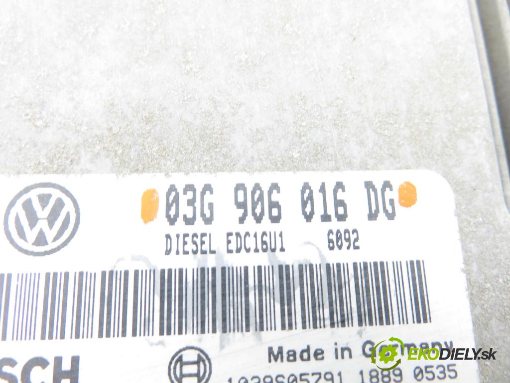 SEAT ALTEA (5P1) HB 2005 77,00 1.9 TDI PD 105 - BXE 1896,00 Riadiaca jednotka Motor 0281011885 ; 03G906016DG