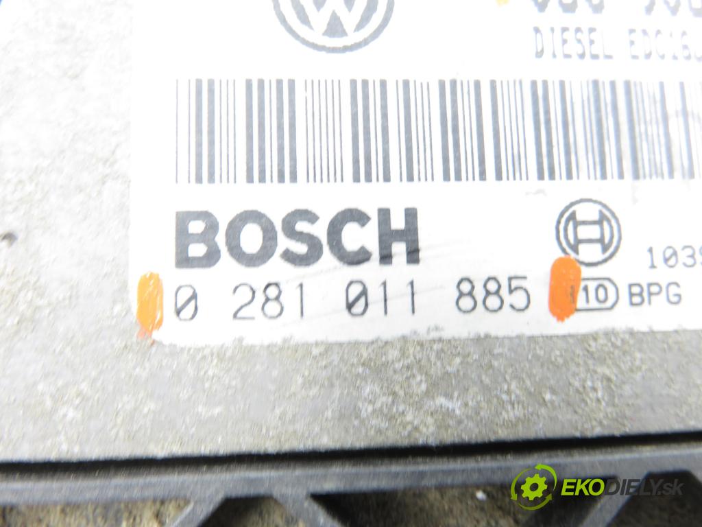 SEAT ALTEA (5P1) HB 2005 77,00 1.9 TDI PD 105 - BXE 1896,00 Riadiaca jednotka Motor 0281011885 ; 03G906016DG