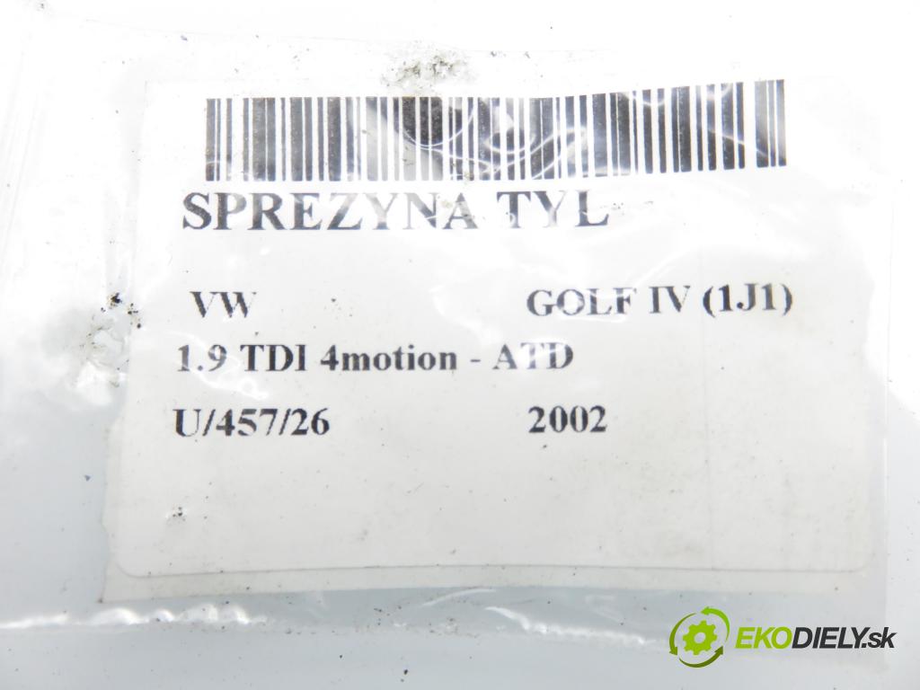 VW GOLF IV (1J1) HB 2002 74,00 1.9 TDI 4motion - ATD 1896,00 Pružina zadné